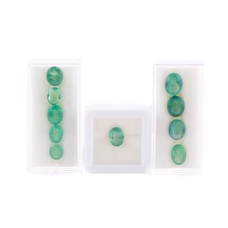 19.21ct Loose Parcel of Emeralds