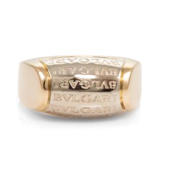 Bvlgari Tronchetto Logo Ring 9.8g