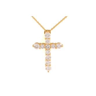 1.51ct Diamond Cross Pendant