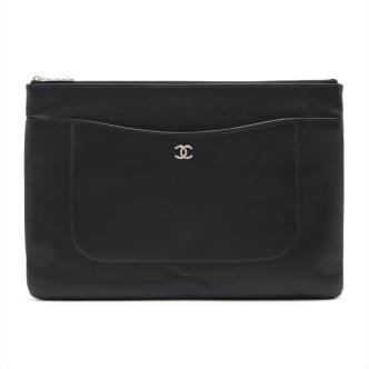 Chanel Neo Executive Leather Clutch
