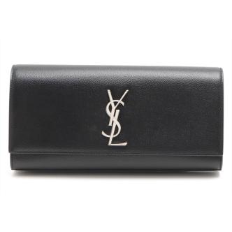 Saint Laurent Kate Leather Clutch