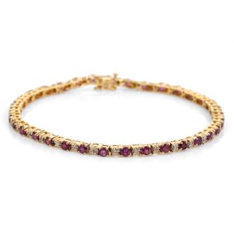 2.60ct Ruby and Diamond Bracelet