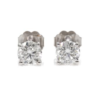 1.08ct Diamond Studs GIA F VVS2