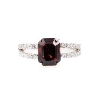 2.93ct Unheated Spinel & Diamond ring