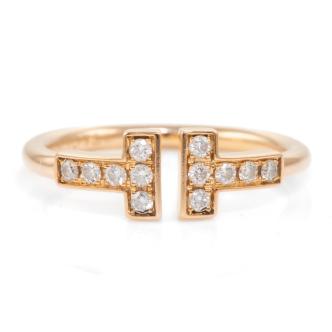 Tiffany & Co T Wire Diamond Ring