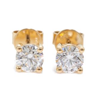 0.80ct Diamond Studs GIA D VVS2