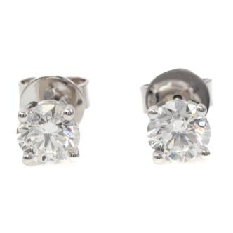 0.80ct Diamond Studs GIA E SI1