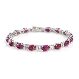 17.47ct Ruby and Diamond Bracelet
