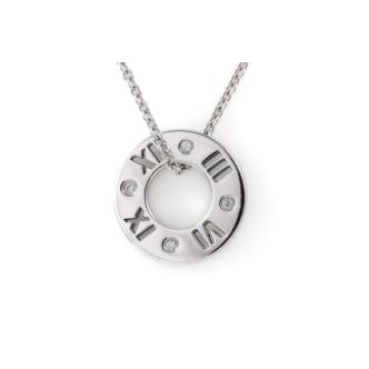Tiffany & Co. Atlas Diamond Pendant