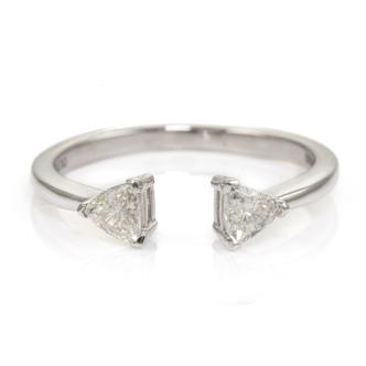 0.72ct Diamond Open Ring