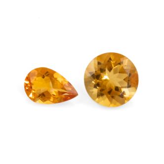 Two Loose Citrine totalling 3.31cts
