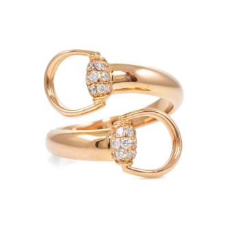Gucci Horsebit Diamond Ring