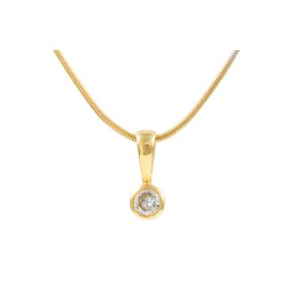 Diamond Solitaire Pendant