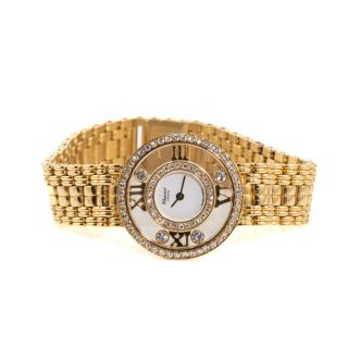Chopard Happy Diamonds Gold Watch 53.2g