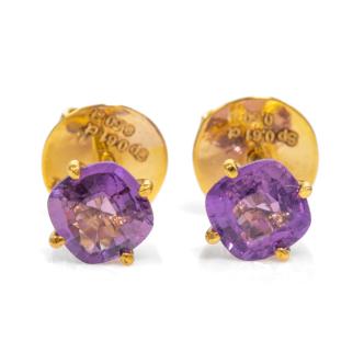 1.11ct Unheated Ceylon Sapphire Studs