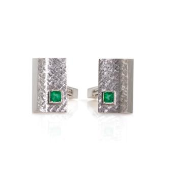 0.47ct Emerald Cufflinks