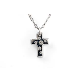 Tiffany & Co. Cross Diamond Pendant