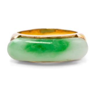 21ct Gold Jade Ring