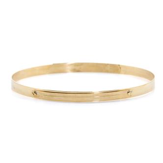 18ct Yellow Gold Bangle 7.4g