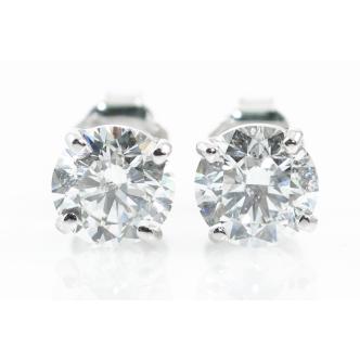 2.02ct Diamond Studs GIA E P1