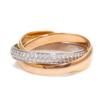 Cartier Trinity Diamond Ring