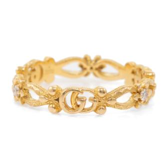 Gucci Flora double G and Flower Ring