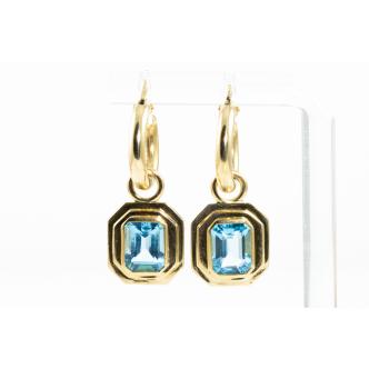 6.00ct Topaz Detachable Earrings
