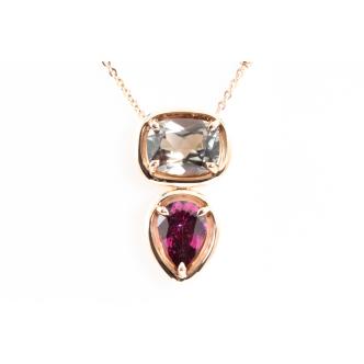 Veretta 8va Mixed Gemstone Pendant