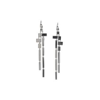 Canturi Cubism 11 Drop Earrings