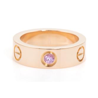 Cartier Pink Sapphire Love Ring
