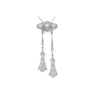 Vintage Art Deco Diamond necklace