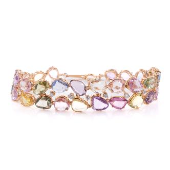 29.15ct Sapphire & Diamond Bracelet