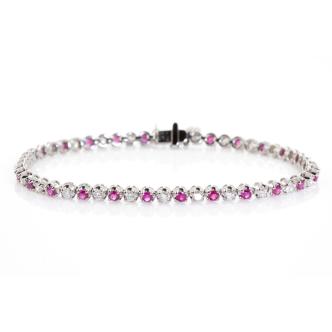 1.97ct Ruby and Diamond Bracelet