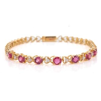 Ruby and Diamond Bracelet