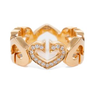 Cartier C Heart Diamond Ring