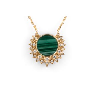 Piaget Sunlight Malachite Diamond Pendant