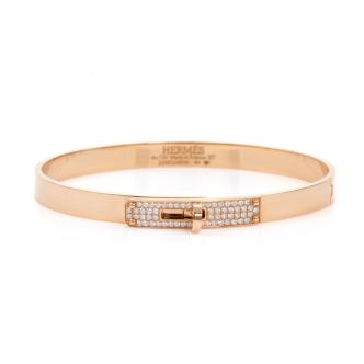 Hermes Kelly Diamond Bangle