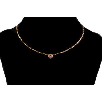 Cartier Damour Pink Sapphire Necklace