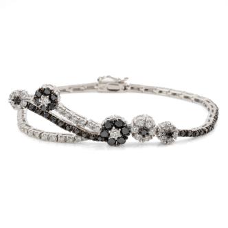Black and White Diamond Bracelet