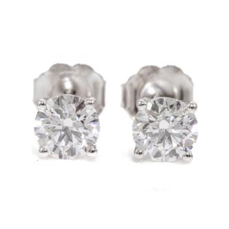 1.01ct Diamond Studs GIA D SI1