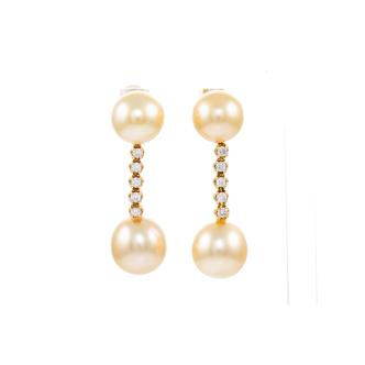 10.5mm - 9.8mm South Sea Pearl Earrings
