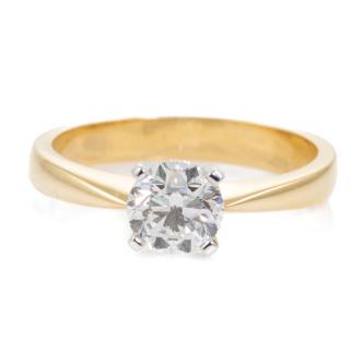 1.00ct Diamond Ring GIA D SI1
