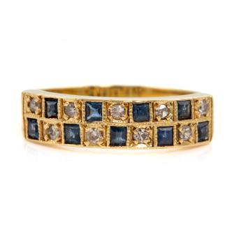 0.40ct Sapphire and Diamond Ring