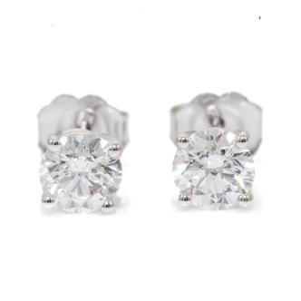 1.00ct Diamond Studs GIA D VS1