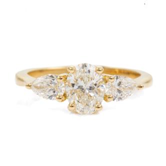 1.00ct Oval Diamond Solitaire GIA I VS1