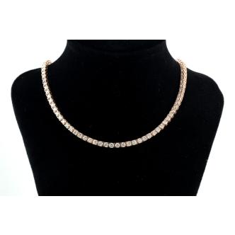 5.71ct Diamond Tennis Necklace