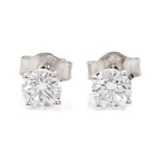 1.02ct Diamond Studs GIA D IF