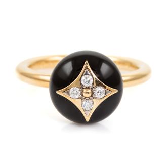 Louis Vuitton Blossom Onyx Ring