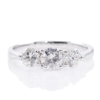 1.00ct Diamond Trinity Ring