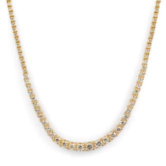6.10ct Diamond Tennis Necklace